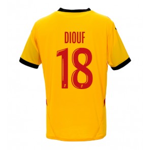 Billiga RC Lens Andy Diouf #18 Hemmatröja 2024-25 Kortärmad